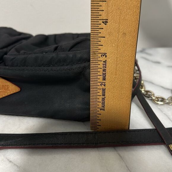 MZ Wallace Nylon Chain Link Crossbody bag black multiple compartments - Picture 10 of 12